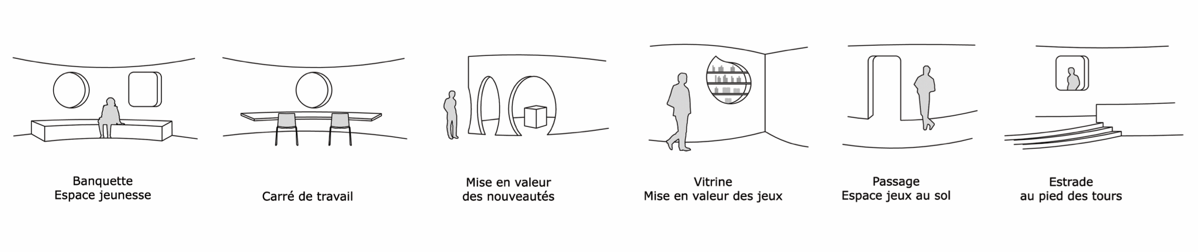 Médiathèque Tours Nuages — Nanterre