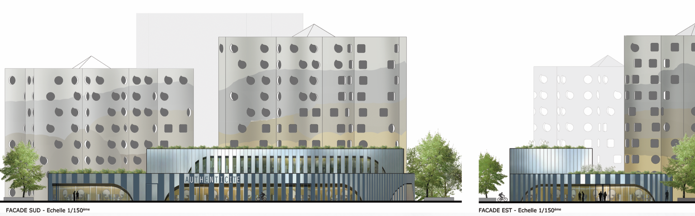 Médiathèque Tours Nuages — Nanterre