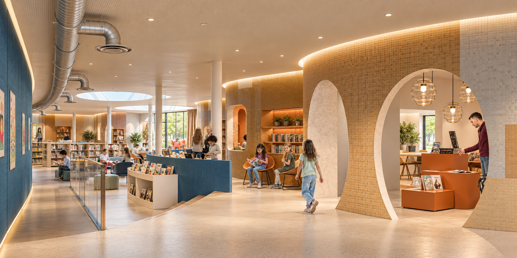 Médiathèque Tours Nuages — Nanterre